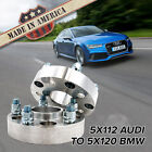 2Pc | 5X112 To 5X120 (Audi) | 1.25" Hub Centric Wheel Adapters / Spacers