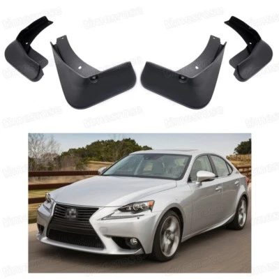 For Lexus IS 2011-2017 IS250 IS350 4 Mud Flaps Splash Guard Fender Car Mudguard - Изображение 1 из 4