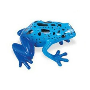 Frog, Poison Dart Frog Blue Plastic Toy Realistic Model Replica Kids 2" F4090 - Picture 1 of 7