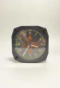 Orologio bussola avionica aeronautica da Trintec testato con batteria, 6,5"" x 6,5"", 13 once. - Foto 1 di 4