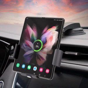 Chargeur de voiture sans fil pour Samsung Galaxy Z Fold 5 4 3 support de montage de voiture automatique - Photo 1 sur 15