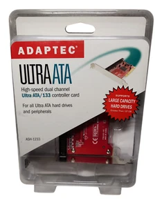 Adaptec ASH-1233 PCI Ultra ATA / 133 PCI Controller Card -Dual Channel IDE - Picture 1 of 2