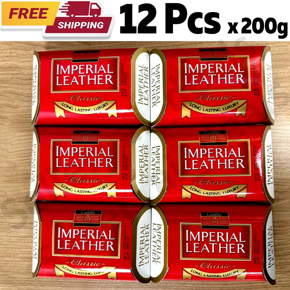 12 Bars x200g Cussons Imperial Leather Original (Classic) Bar Soap Rich & Creamy