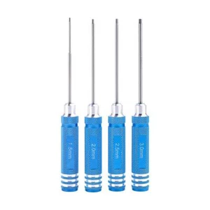 4pcs Metal Hex Screwdriver Set Hexagon Tool Kit for RC Car 1/14 Truck Boat - Picture 1 of 8