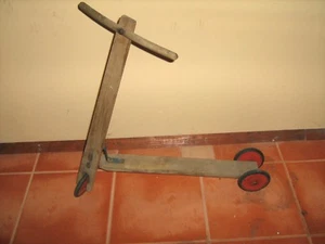 Vintage Old Wooden Rare TOY Scooter. - Picture 1 of 8
