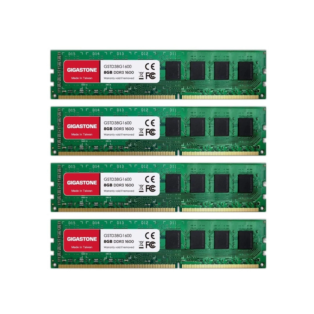 Memoria Ram Gigastone 4 X 8 Gb (32gb) 1600 Mhz Ddr3, 32 Gb | Cuotas Sin Interés - Foto 6