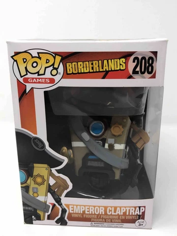 Funko POP! Games Borderlands Claptrap (Emperor) #208 Vinyl Figure Cover
