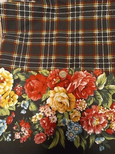 Daisy Kingdom "Patricia Plaid" 3 1/2 Yards New 1994 Vintage - Picture 1 of 4
