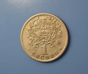PORTUGAL 1 Escudo 1928 Copper-Nickel              [#7221] - Picture 1 of 2