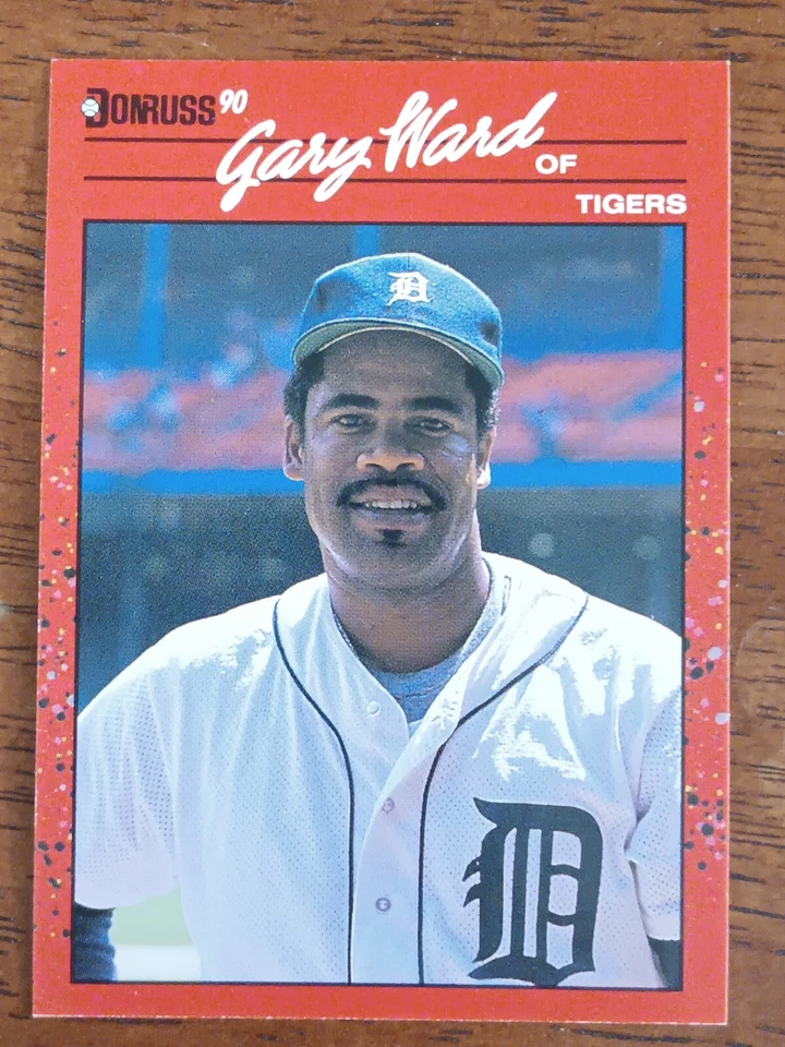 GARY WARD DETROIT TIGERS 1990 DONRUSS BASEBALL CARD #621 - Image 1 of 1