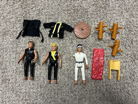 Remco Karate Kid Figures Johnny Lawrence Daniel Larusso John Kreese Accessories Cover
