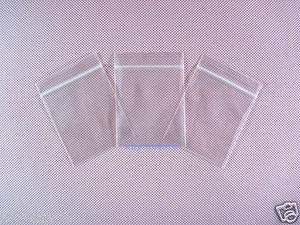 1000 bolsas de plástico transparente con cremallera de polietileno 2,3" x 3"_60 x 80 mm - Imagen 1 de 12