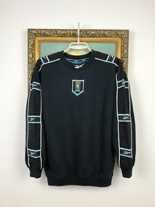 Vintage Aston Villa Football Sweatshirt Reebok Soccer Rare Size XS