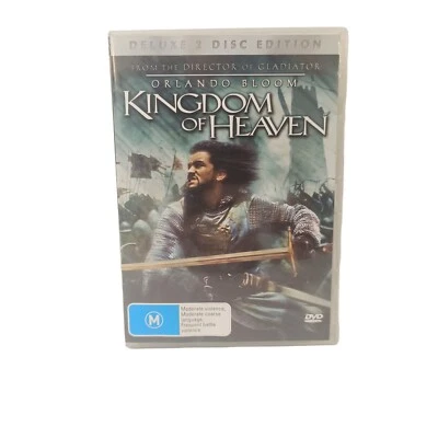 El Reino de los Cielos DVD Edición Deluxe Medieval Adventure Quest Battle Knight Foto 1 de 4