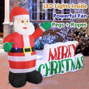 L180cm Inflatable Santa with LED Light Christmas Decor Xmas Party Gift SM180 - Picture 1 of 3