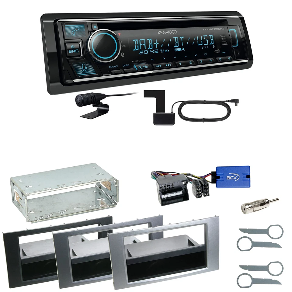 Kenwood KDC-BT760DAB 1-DIN Autoradio BT DAB USB Alexa