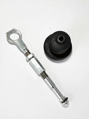 Ford Adjustable Manual Master Cyl. Push Rod w/ retainer clip & boot. Made in USA - Image 1 of 4