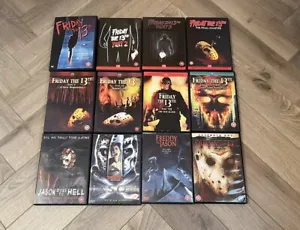 FRIDAY THE 13TH DVD COLLECTION PART 1 2 3 4 6 7 8 9 10 FREDDY V JASON + REMAKE - Picture 1 of 1