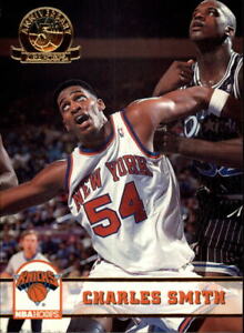 1993-94 Hoops Fifth Anniversary Gold Knicks Basketball Card #150 Charles Smith