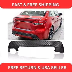 Fits Toyota Corolla 2020-2022 USA SE/XSE Gray Honeycomb Rear Bumper Lower Cover - Picture 1 of 6