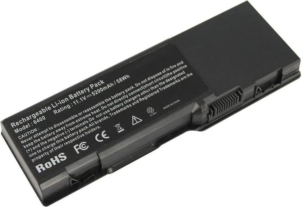 Dell Inspiron E1505 1501 6400 Latitude 131L Laptop Battery 5200mAh 11.1V Li-ion - Image 1 of 4