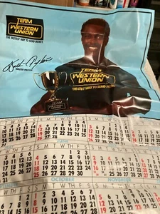 Walter Payton 1989 Western Union Calendar Poster - Picture 1 of 3