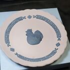 Wedgwood Jasperware Eto 2005 Year Tray Plate Rooster Zodiac #58 Bird Chicken