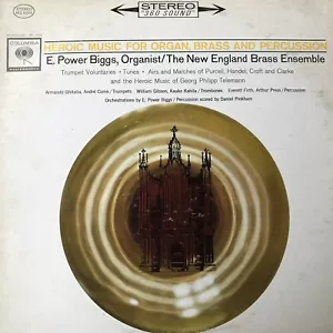 E. Power Biggs Heroic Music Organ Brass Percussion MS6354 Played VG+ PET RESCUE - Imagen 1 de 2