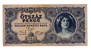500 PENGO VERY FINE BANKNOTE FROM HUNGARY 1945 PICK-117 - Picture 1 of 2