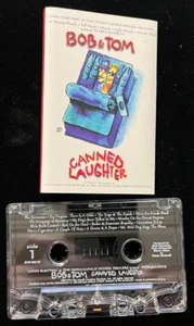 Bob And Tom Canned Laughter 1994 CASSETTE TAPE Q95 Radio comedy duo morning show - Imagen 1 de 2