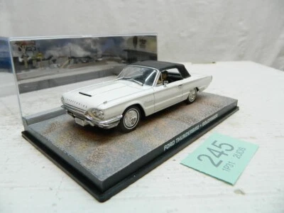 GE Fabbri 1.43 James Bond Car Collection Ford Thunderbird Goldfinger - Image 1 of 4