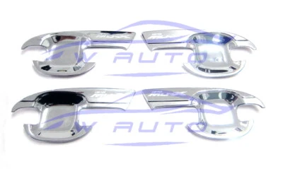 CHROME DOOR HANDLE PLATE INSERT SURROUND COVER FOR ISUZU MU-X MUX SUV 2021 2022 - image 1 of 4