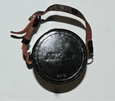 1 Genuine Nikon CL-8 Black Leather lens case. For Nikon 35mm,50mm,105mm,135mm. - Image 1 of 4