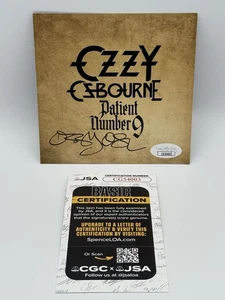Ozzy Osbourne Firmato Paziente Numero 9 CD INSERTO JSA COA Crazy Train Auto - Foto 1 di 1