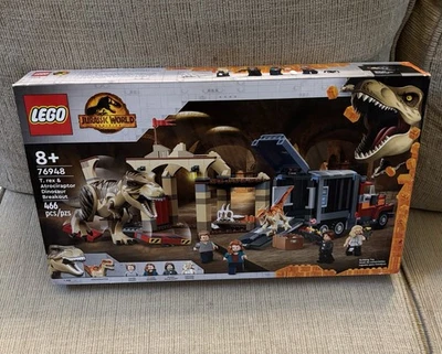 LEGO Jurassic World: T. rex & Atrociraptor Dinosaur Breakout (76948)-New in Box! - Image 1 of 3