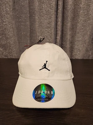 De colección Nike Jordan Jumpman Heritage 86 Sombrero Gorra Ajustable Unisex Blanco AR2117 100 Foto 1 de 4