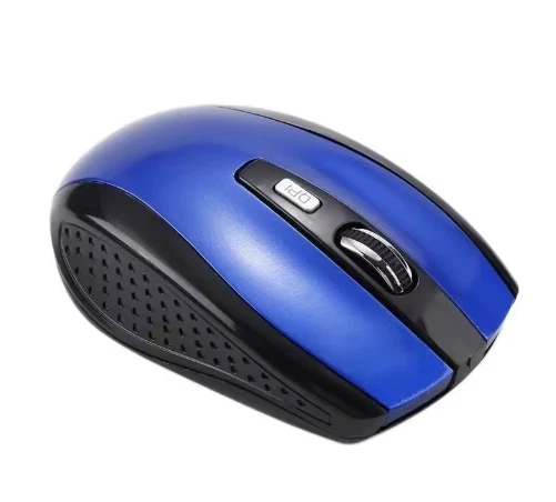 Souris optique sans fil portable 2.4G, 6 boutons, 1200DPI, pour ordinateur - Photo 1/3