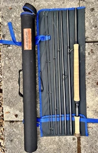 Guideline NT11 12’9 8/9 6 Piece Double Handed Salmon Fly Rod With Spare Tip - Picture 1 of 7
