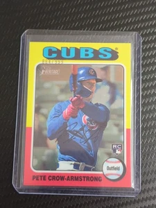 Pete Crow-Armstrong RC topps Heritage /999 Cubs - Bild 1 von 2