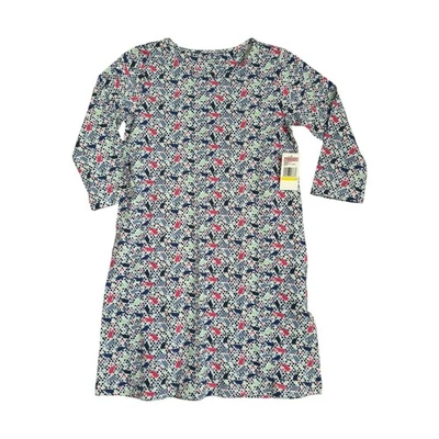 Vestido de malha infantil Vineyard Vines Tisbury estampa de baleia Marlin azul rosa meninas M novo com etiquetas - Imagem 1 de 4