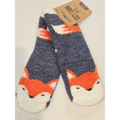 Acogedores calcetines de cabina Northeast Outfitters tema de zorro juvenil con infusión de aloe NUEVO Foto 1 de 4
