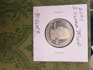 2001 S Proof Quarter Coin - Picture 1 of 2