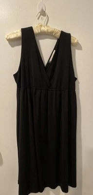 Oleg Cassini Black Sleeveless Dress XL - Image 1 of 3