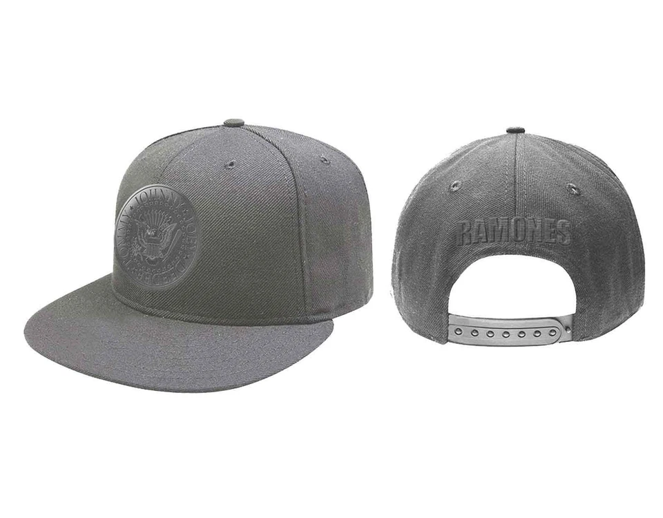 Gorra de Béisbol Ramones Sello Presidencial Banda Logo Nuevo Oficial Gris Snapback Foto 1 de 1