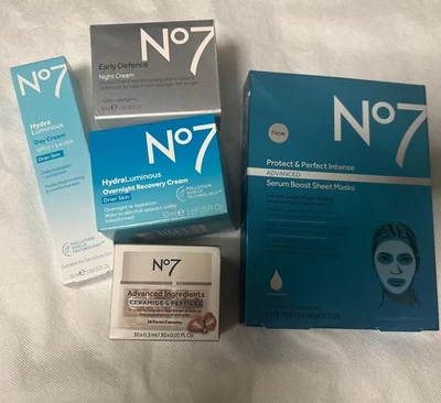 No7 New, Protect & Perfect, day cream and night cream HydraLuminous Bundle - Image 1 of 3