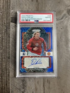Prizm Premier League 2022 Diego Forlan Blue Shimmer Auto PSA 10 firmas #S-DF - Imagen 1 de 2
