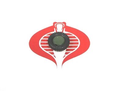 Neumático de goma Fisher Price Construx rueda negra verde cubo 1,75" pieza original Foto 1 de 2