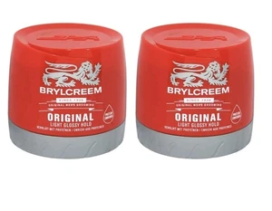 2 x Brylcreem Styling Pot Original Light & Glossy Hold 250ml - Picture 1 of 3