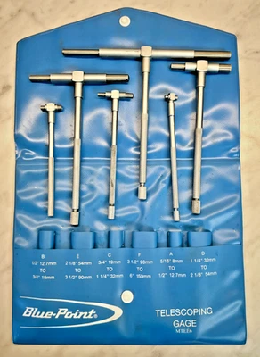 OEM Blue-Point telescoping gauges 5/16" - 6" / 8mm - 150mm MTEE6 - Image 1 of 3