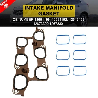 Cylinder Intake Manifold Gasket Kit for Cadillac CTS SRX 3.0L 3.6L 2010-2016 — 第 1/4 张图片